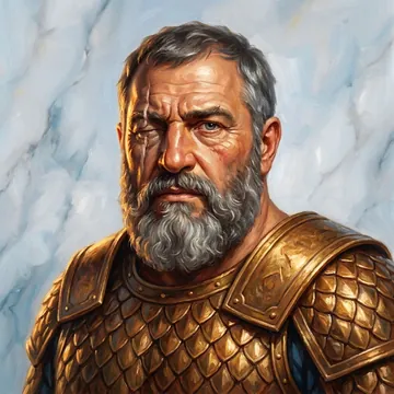 Painted portrait of Antigonus