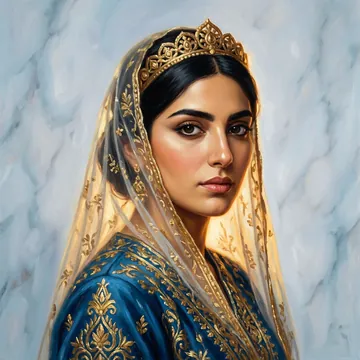 Painted portrait of Artakama