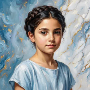 Painted portrait of Eirene
