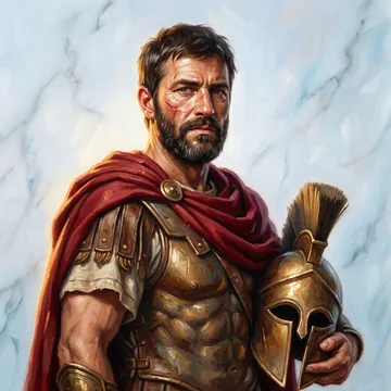 Painted portrait of Menelaus