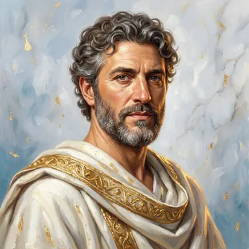 Painted portrait of Ophellas